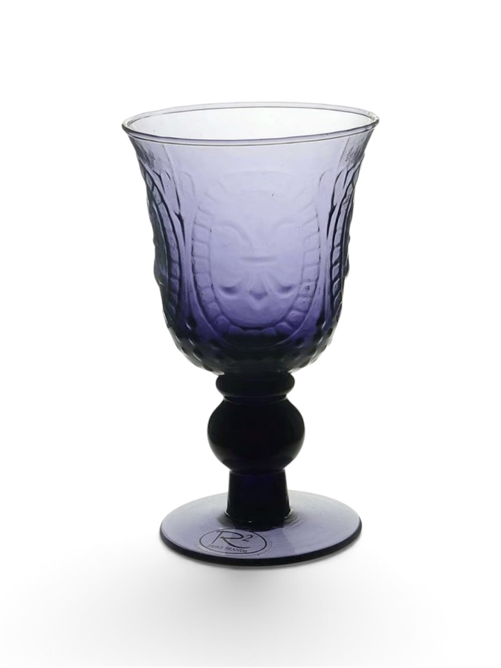 New! RARE! Renaissance by ZRIKE, Set of 4 Water Amethyst Goblets!